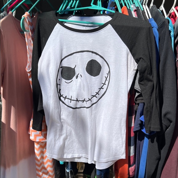 Disney Tops - Disney Black and White Nightmare Before Christmas Shirt
